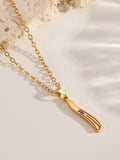 Necklace for Women in 304 Stainless Steel, 18K Gold Plated PVD Coated